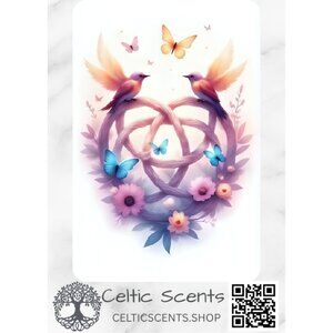 Celtic Knot Magnetic Bookmark, Laminated with Strong Magnet, Decorative Bookmark